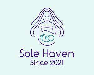 Maternity Mother Child logo design