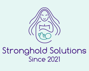 Maternity Mother Child logo design