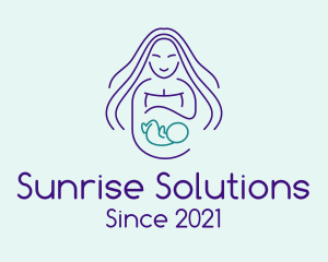 Maternity Mother Child logo design