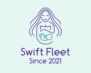 Maternity Mother Child logo design