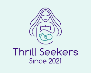 Maternity Mother Child logo design