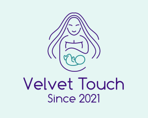 Maternity Mother Child logo design