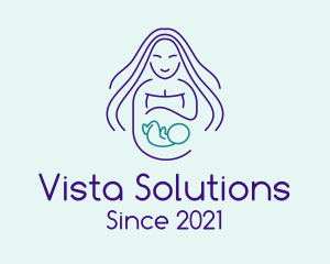 Maternity Mother Child logo design