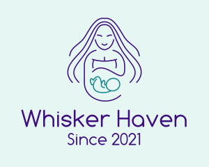 Maternity Mother Child logo design