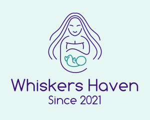 Maternity Mother Child logo design