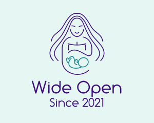 Maternity Mother Child logo design