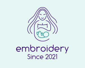 Maternity Mother Child logo design