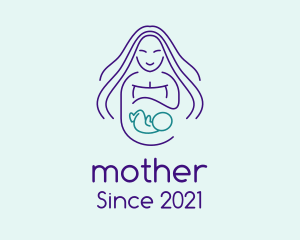 Maternity Mother Child logo design