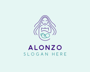 Maternity Mother Child logo design