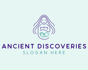 Maternity Mother Child logo design