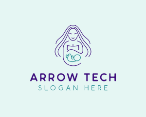 Maternity Mother Child logo design