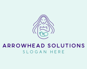 Maternity Mother Child logo design