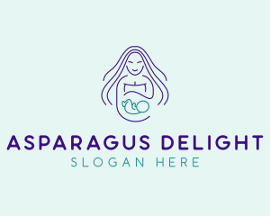 Maternity Mother Child logo design