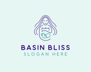 Maternity Mother Child logo design