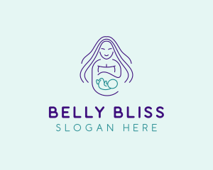 Maternity Mother Child logo design