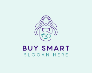 Maternity Mother Child logo design