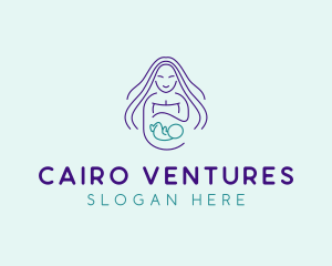 Maternity Mother Child logo design