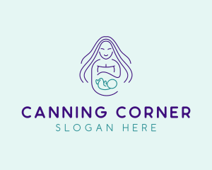 Maternity Mother Child logo design