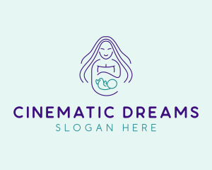 Maternity Mother Child logo design