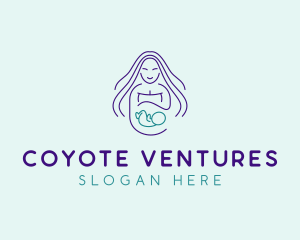 Maternity Mother Child logo design