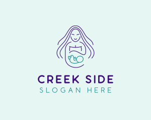 Maternity Mother Child logo design