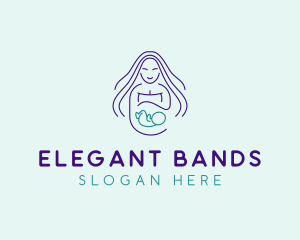 Maternity Mother Child logo design