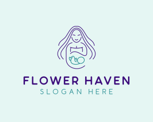 Maternity Mother Child logo design