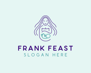 Maternity Mother Child logo design