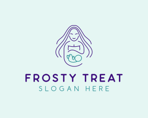 Maternity Mother Child logo design