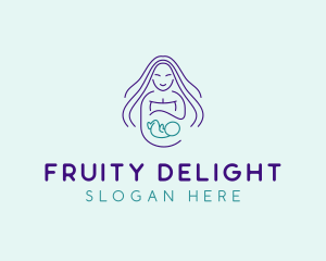 Maternity Mother Child logo design