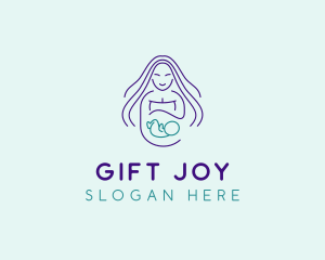 Maternity Mother Child logo design