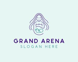 Maternity Mother Child logo design