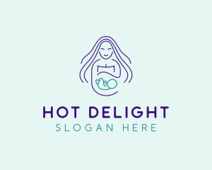 Maternity Mother Child logo design