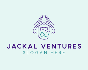 Maternity Mother Child logo design