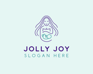 Maternity Mother Child logo design