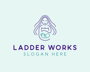 Maternity Mother Child logo design