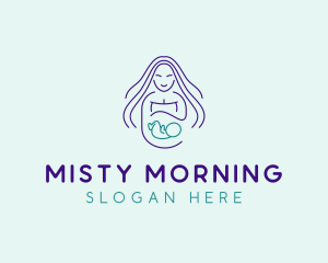 Maternity Mother Child logo design