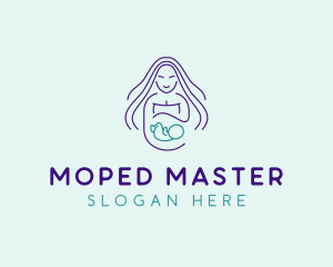 Maternity Mother Child logo design