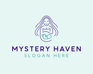 Maternity Mother Child logo design