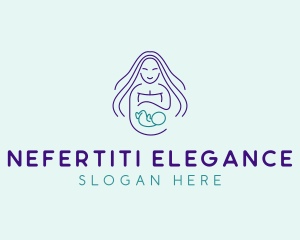 Maternity Mother Child logo design