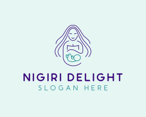 Maternity Mother Child logo design