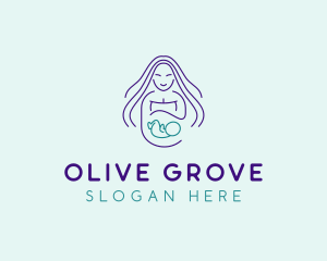 Maternity Mother Child logo design