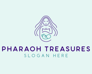 Maternity Mother Child logo design