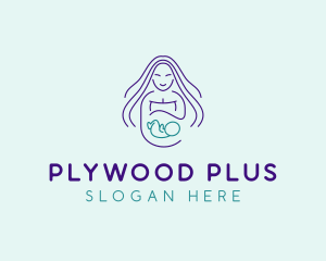 Maternity Mother Child logo design