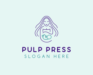 Maternity Mother Child logo design