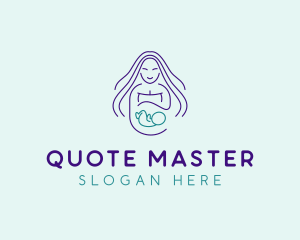 Maternity Mother Child logo design