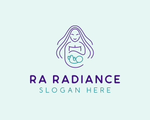 Maternity Mother Child logo design