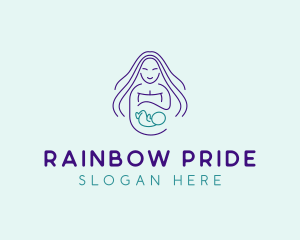 Maternity Mother Child logo design