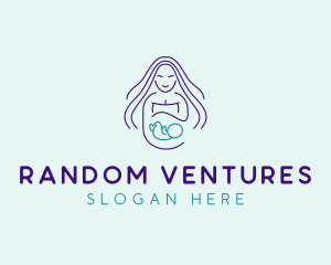 Maternity Mother Child logo design