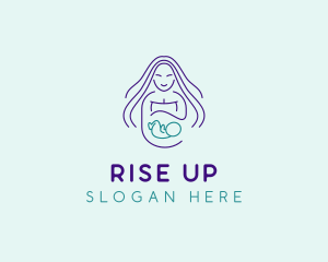 Maternity Mother Child logo design